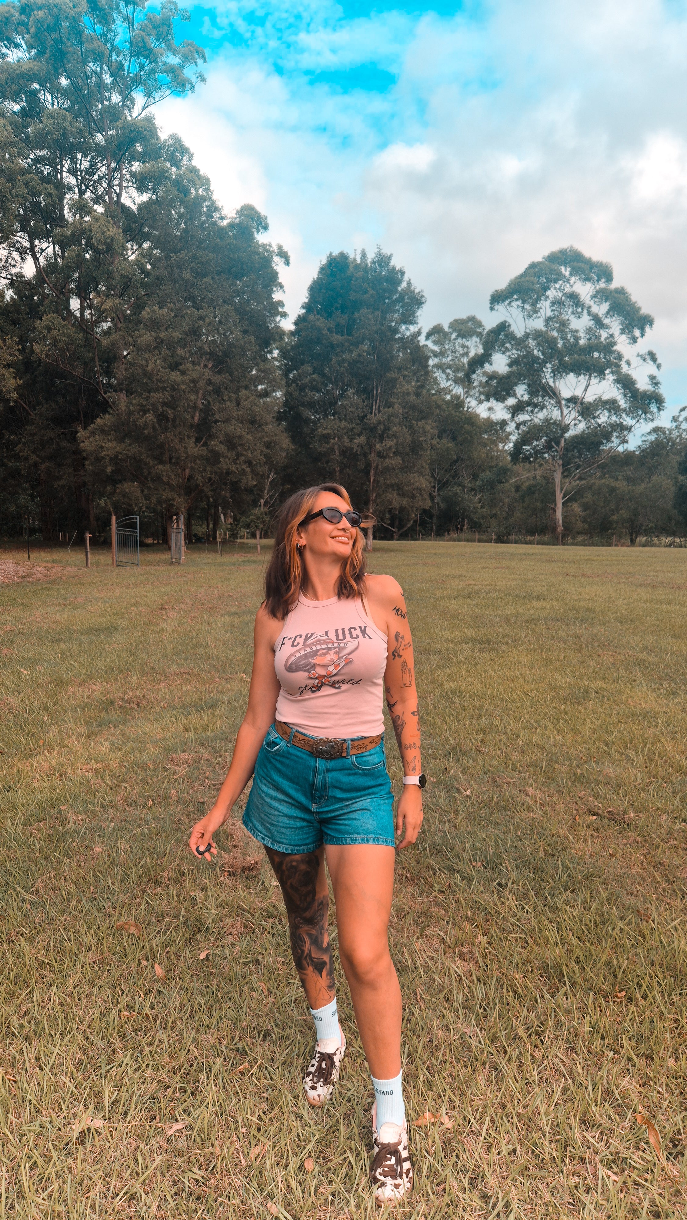 The 'Stay Wild' Ribbed Crop