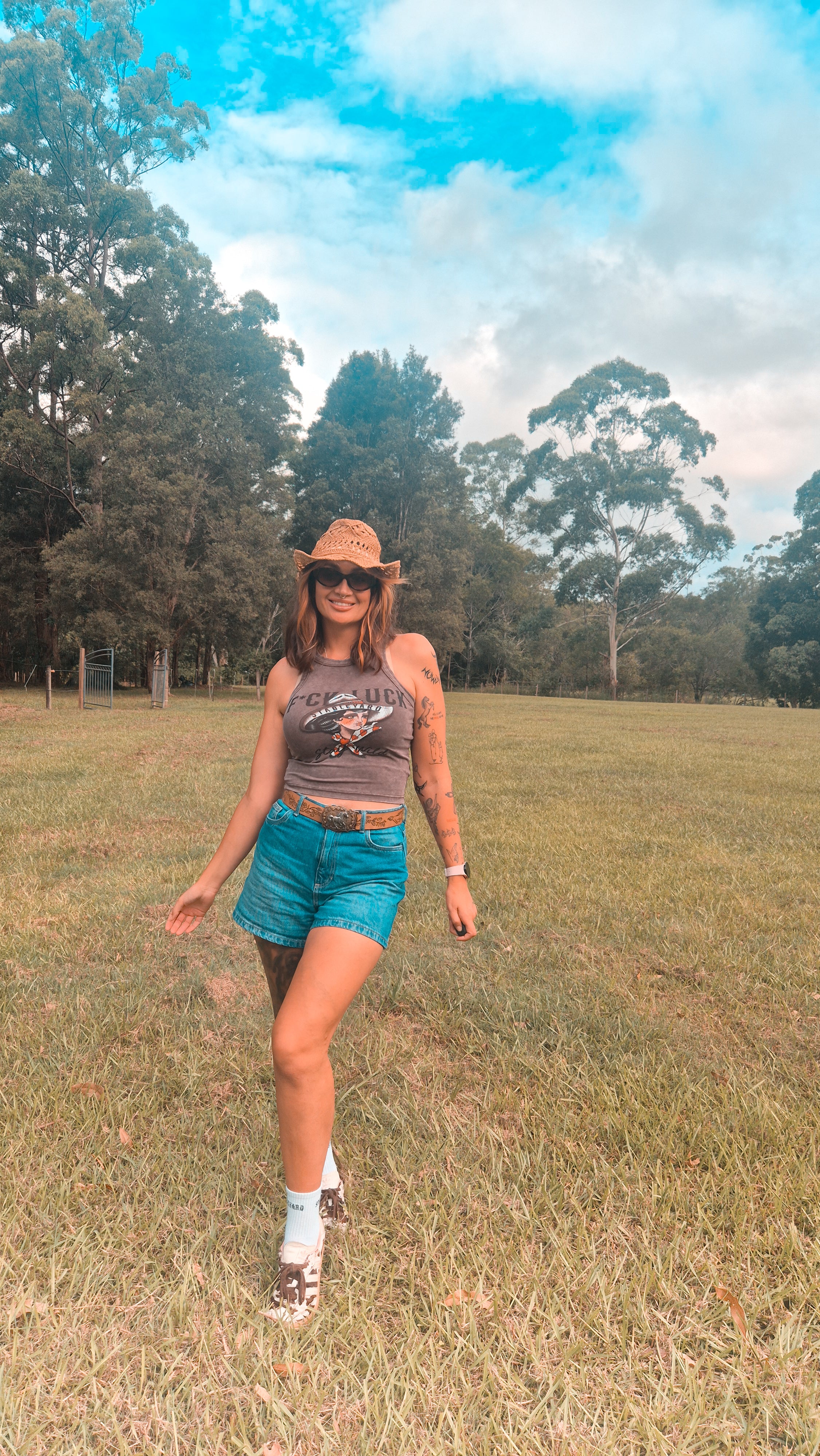 The 'Stay Wild' Ribbed Crop