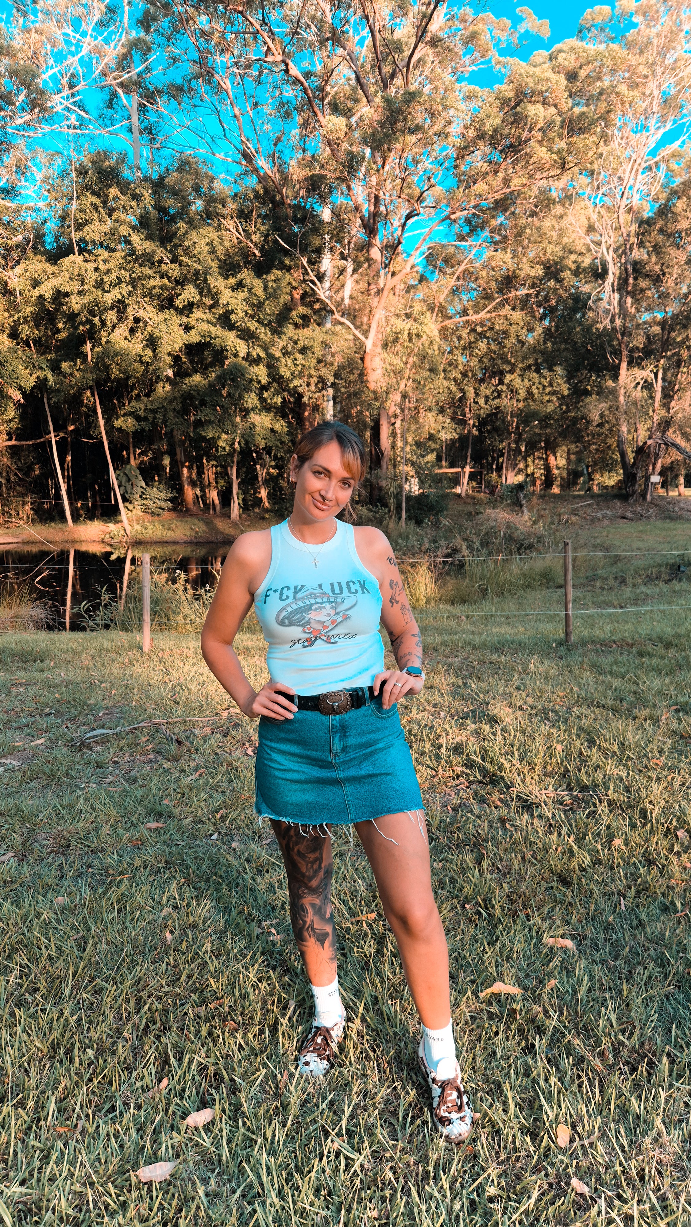 The 'Stay Wild' Ribbed Crop